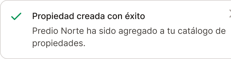 Notificación predios