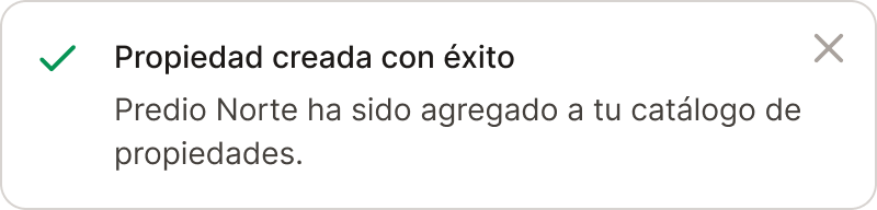 Notificación predios